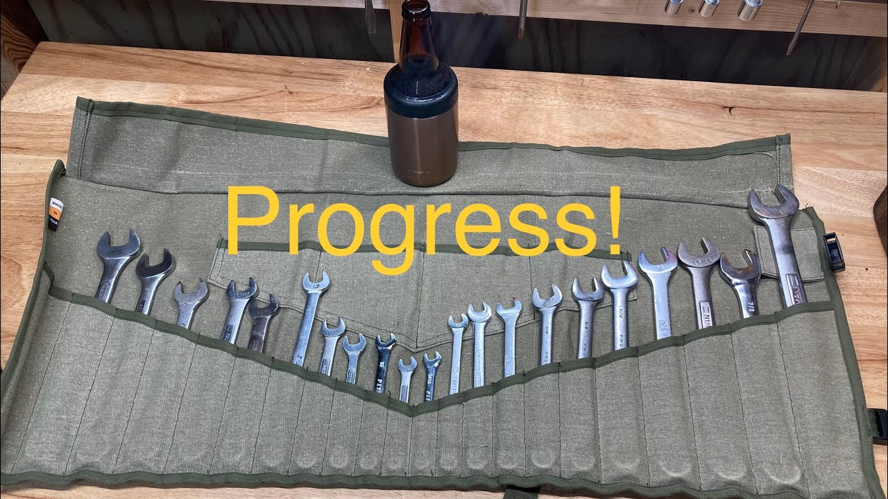 Wrench roll update! I’m making some serious progress!