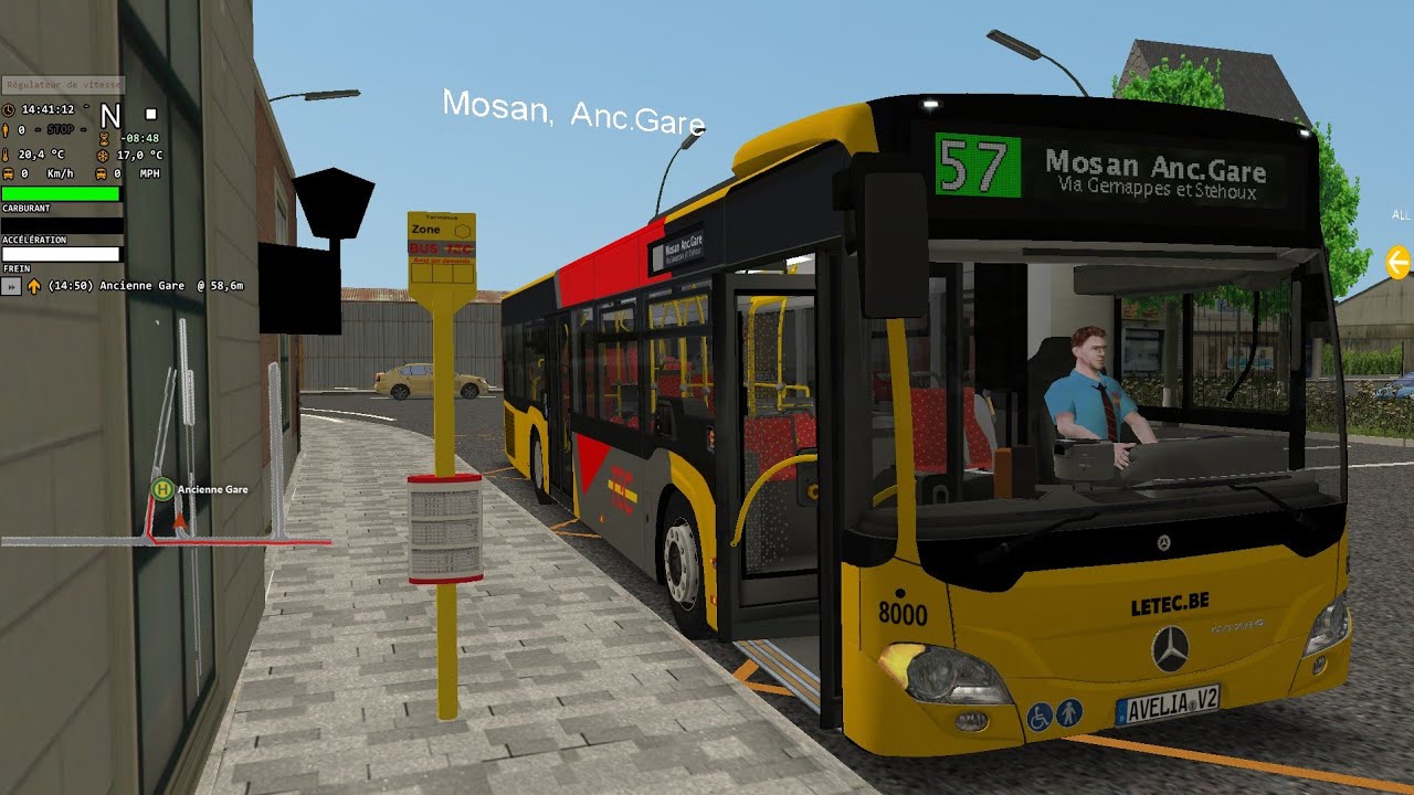 #omsi2 | #avelia V2 | LIGNE 57 – Mosan Anc Gare – Pernemy.(#mercedesbenz Citaro C2) | N°146… 2/2