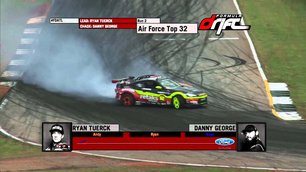 Ryan Tuerck vs Danny George (Formula DRIFT Road Atlanta 2013)