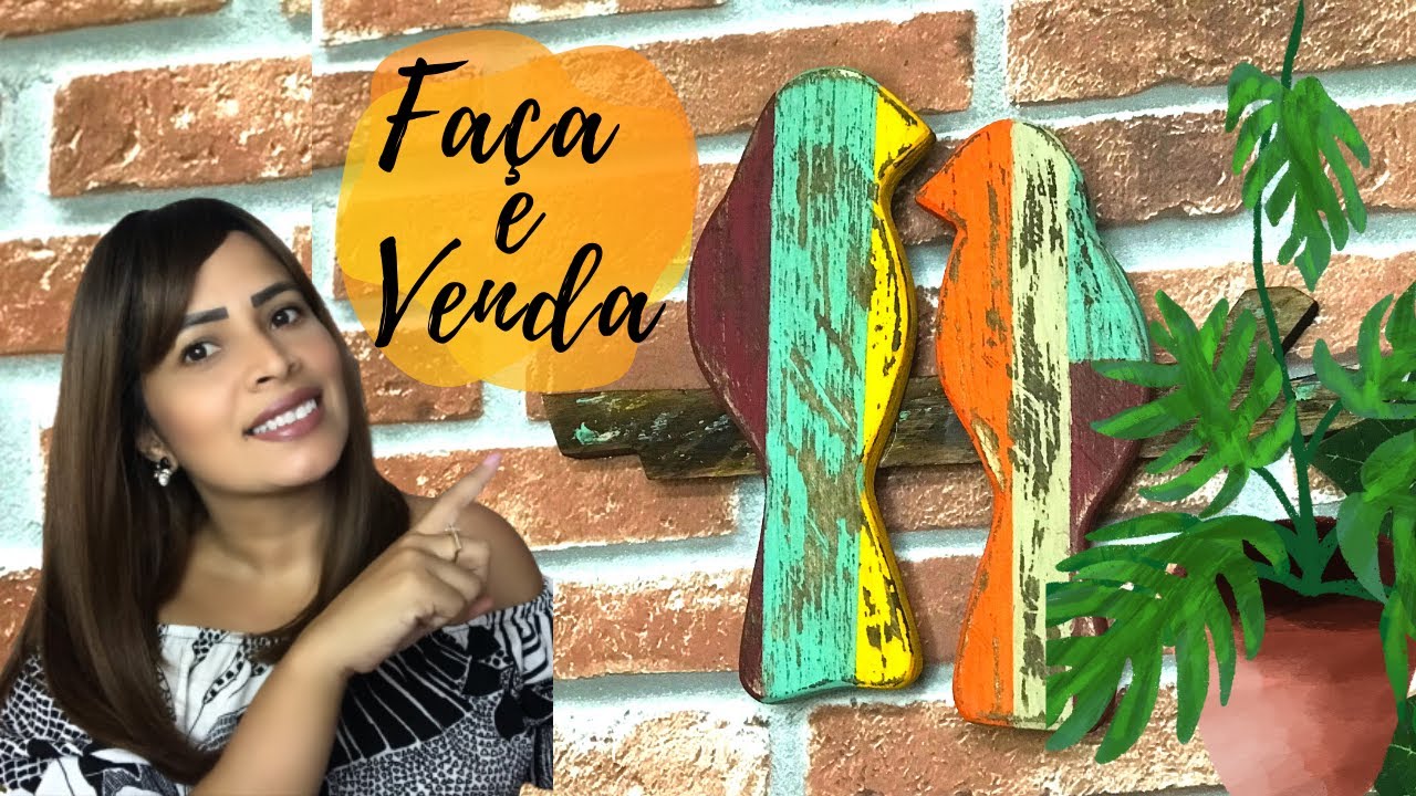 PASSARINHOS COM SOBRAS DE MADEIRA E MDF / DO LIXO AO LUXO FARMHOUSE