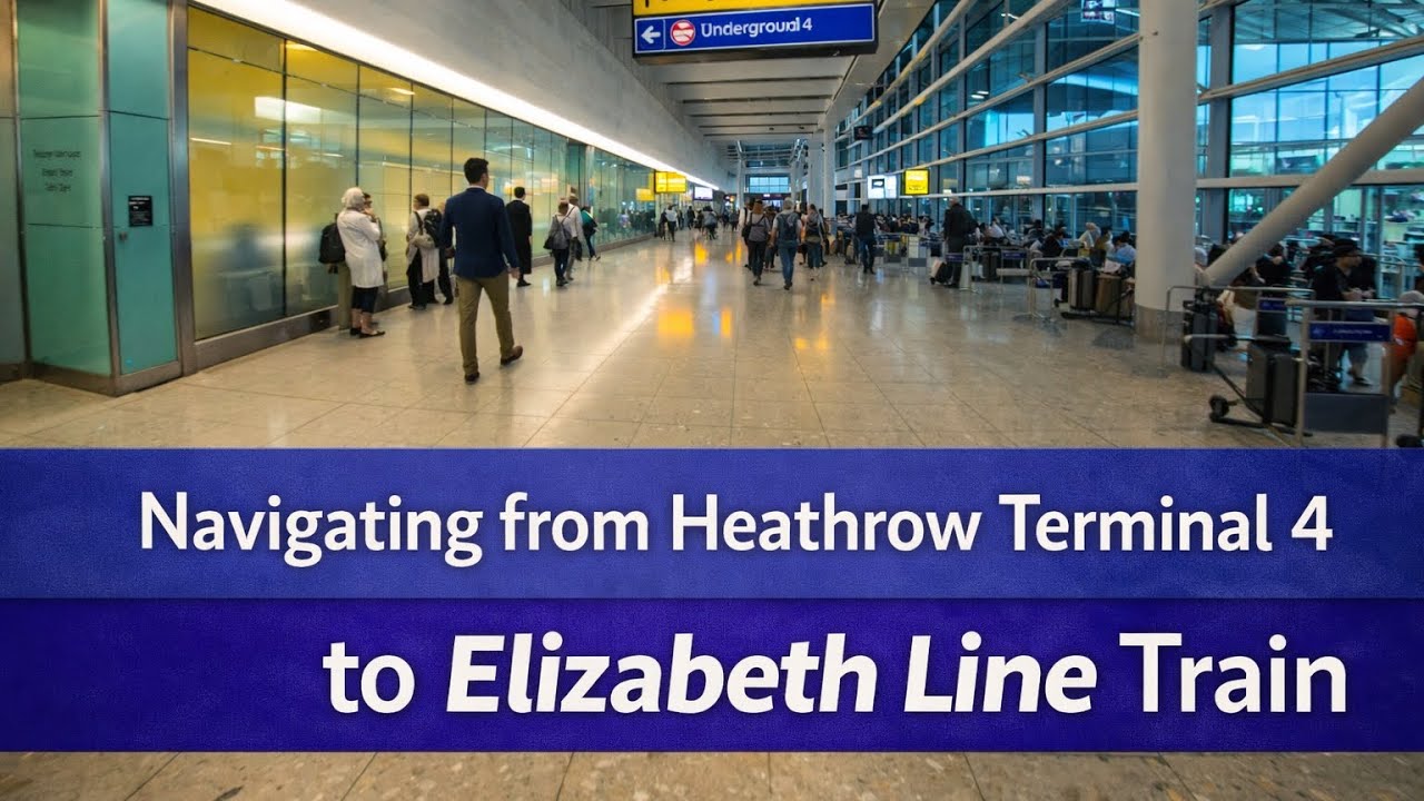Navigating from Heathrow Terminal 4 to Elizabeth Line Train