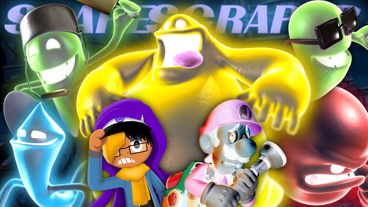 Сможем ли мы пройти УЖАСАЮЩИЙ многопользовательский режим Scarescraper в Luigi’s Mansion 2 HD? (С...