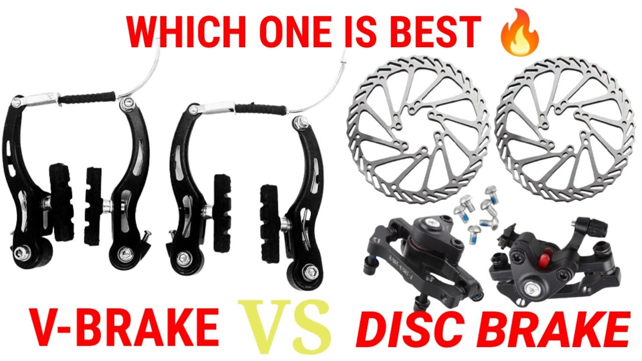 DISC BRAKE VS POWER BRAKE || DISC BRAKE VS V-BRAKE || WHICH ONE IS  BETTER