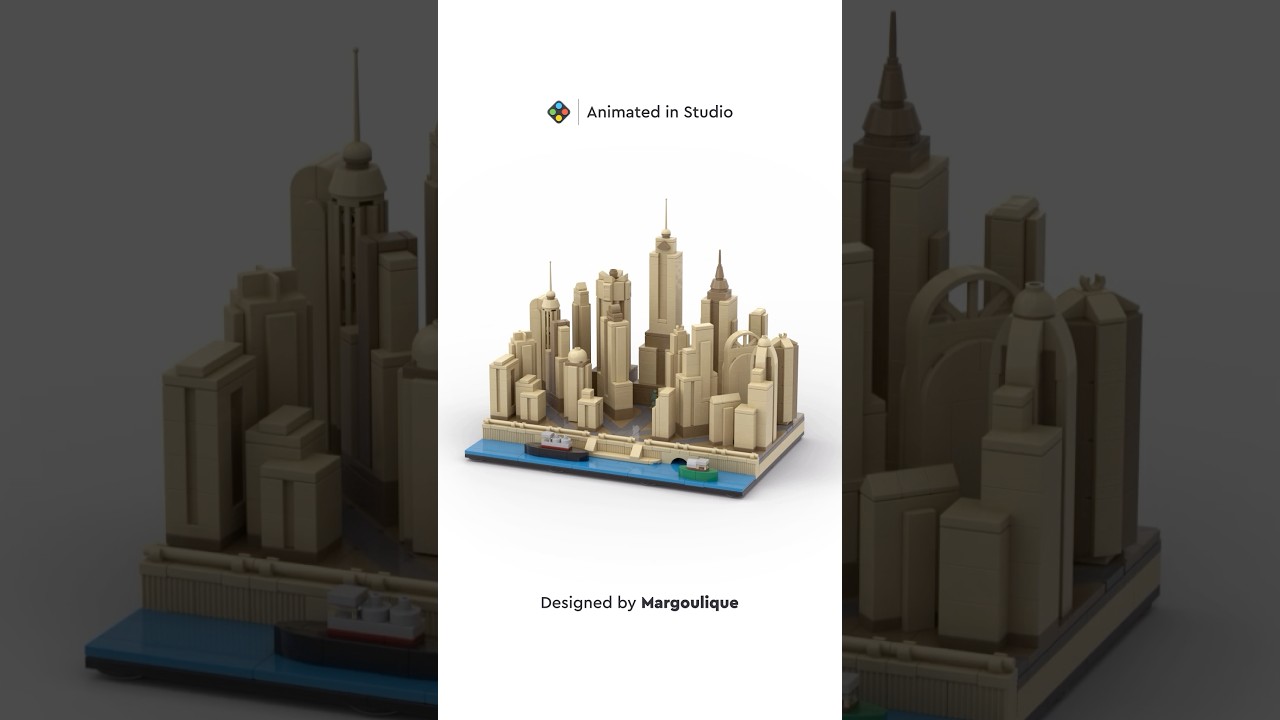 Animated in BrickLink&reg; Studio&trade; | Art Deco City
