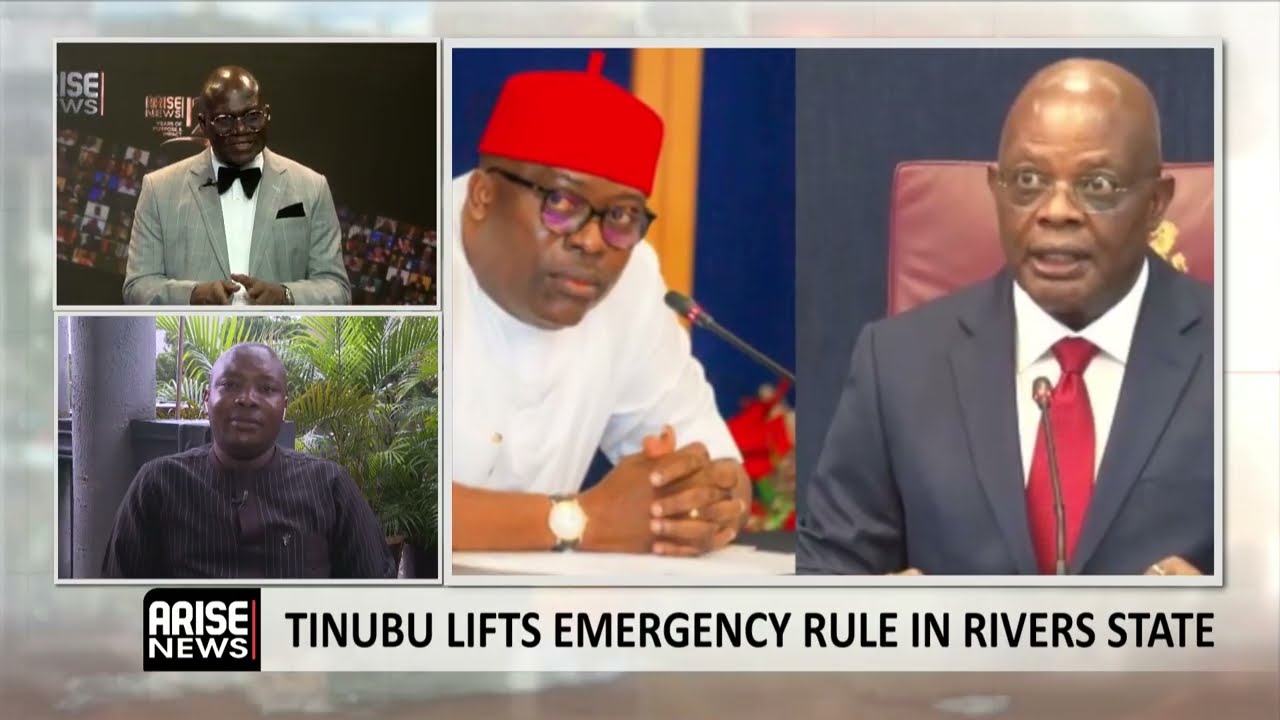 Tinubu Lifts Emergency Rule in Rivers State -Ebogidi