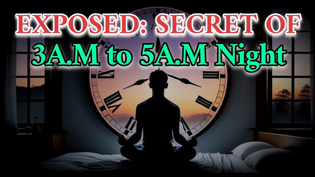 Waking Up Between 3AM to 5AM is Life-Changing: Spiritual & Health Benefits TAHAJJUD CAN CHANGE LIFE