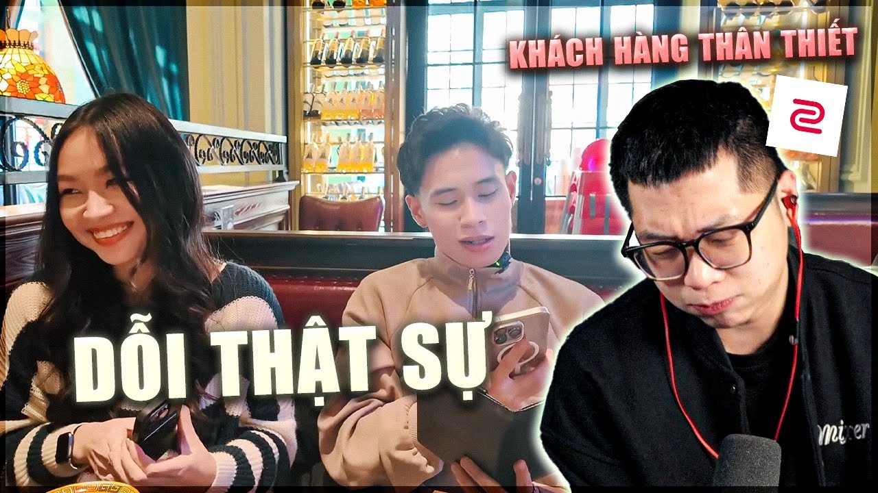 (REACTION) KH&Aacute;CH H&Agrave;NG TH&Acirc;N THIẾT L&Ecirc; KH&Ocirc;I DỖI KHI ZOWIE NG&Oacute; LƠ BẢN TH&Acirc;N KHI XEM EM DEV QUA THƯỢNG HẢI