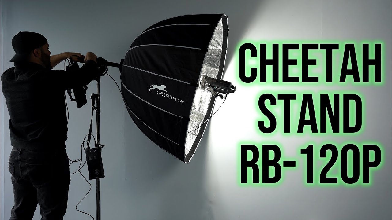 Cheetahstand RB-120P Deep Parabolic Softbox with Chopstick II Focusing Rod