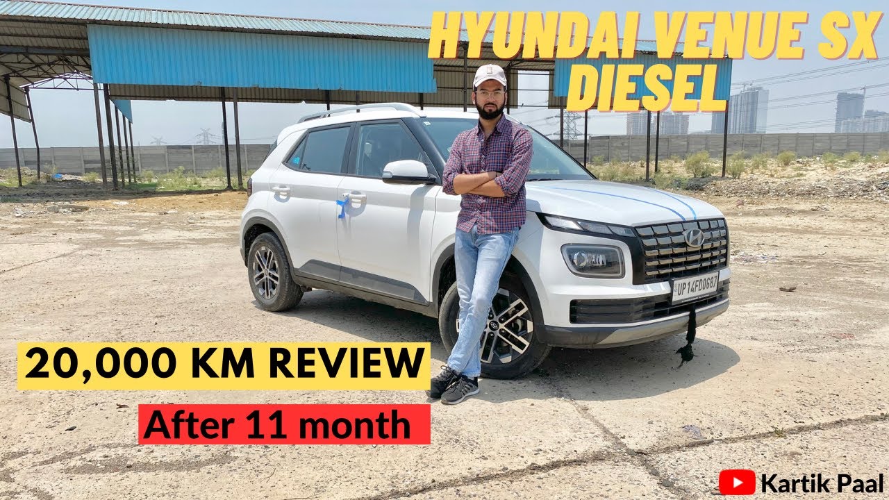 Ownership Review Of Hyundai Venue Sx Diesel After Using 20,000km | Venue Facelift | Kartik Paal