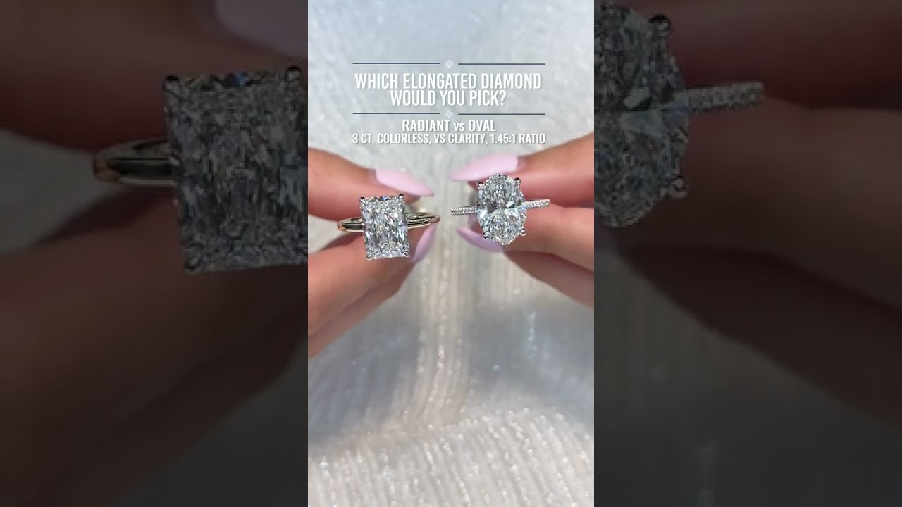 Radiant VS Oval: Which Diamond Would You Pick?