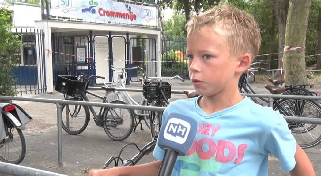 Boosheid om weghalen kinderfietsen bij zwembad Krommenie