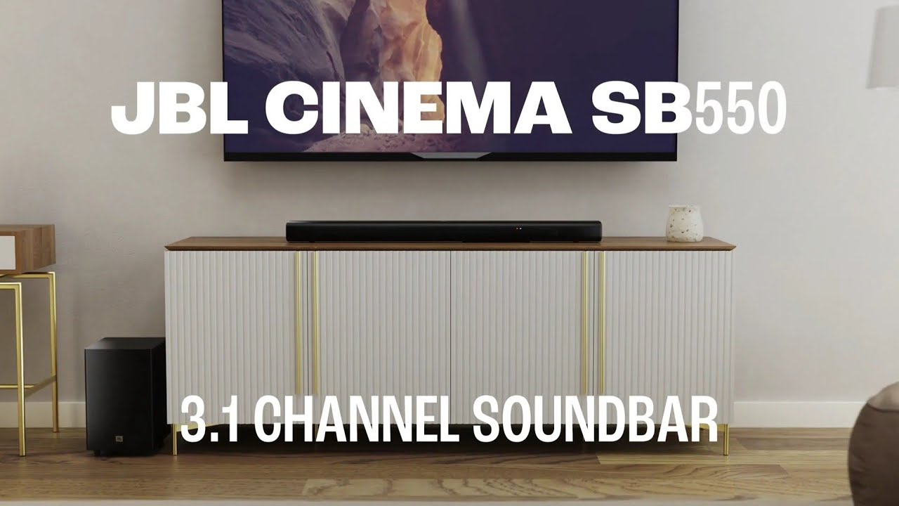 JBL CINEMA SB550 3.1 Channel 250Watts Dolby Audio Soundbar 2024