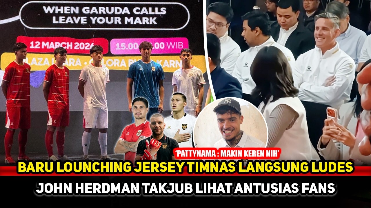 REKOR LIMA MENIT LUDES! Jersey Kelme Timnas diburu kolektor dunia~Herdman & Shayne bangga