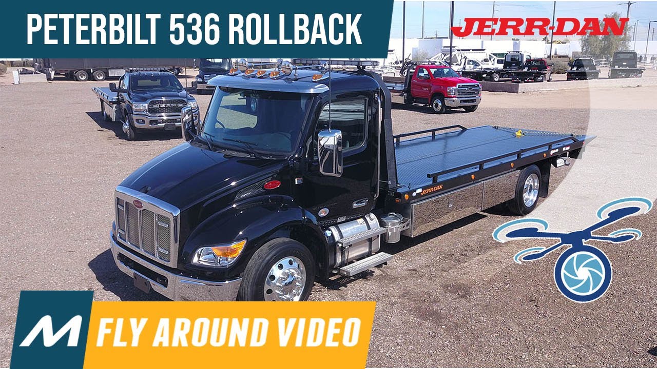 Peterbilt 536 Jerr-Dan Rollback Tow Truck