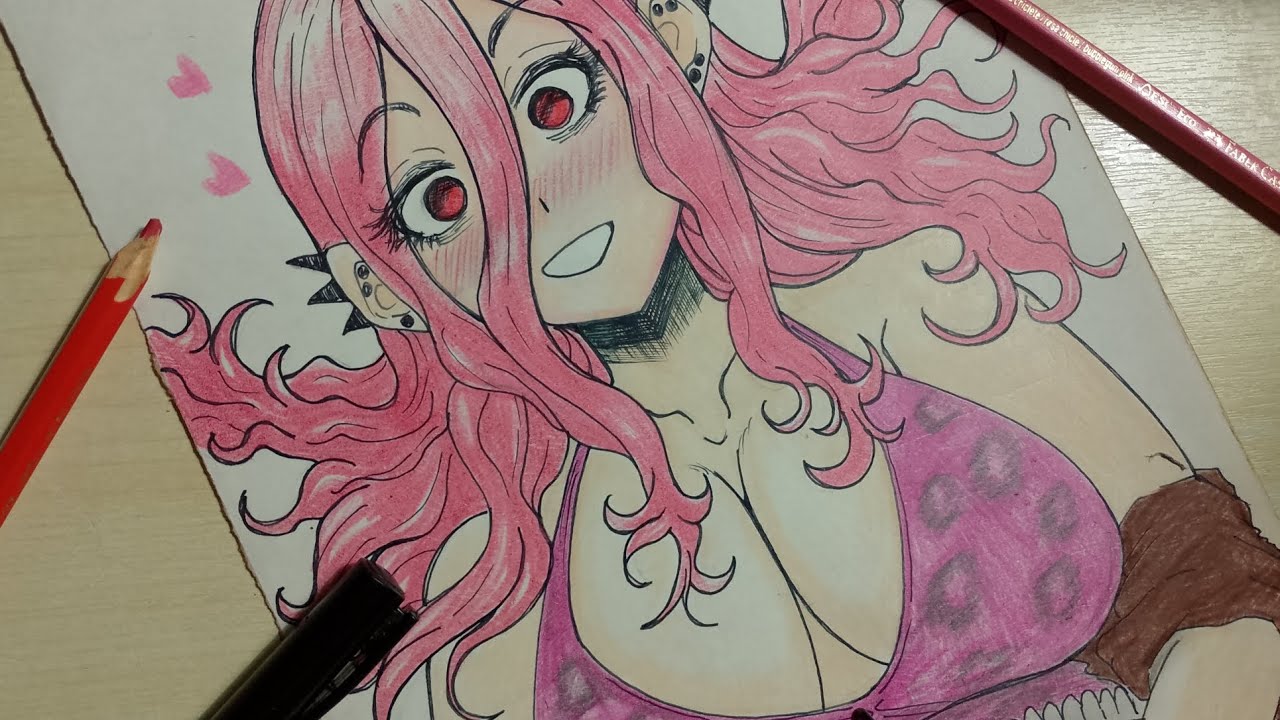I love you!😳- Drawing Kyouko from When I Returned to My Hometown, My Childhood Friend Was Broken