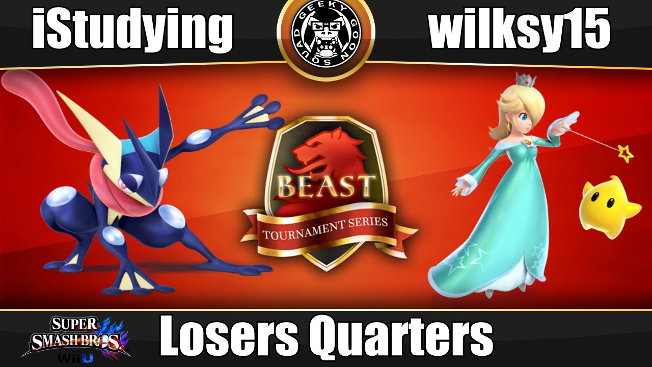 BEAST 6 - iStudying (Greninja) Vs. wilksy15 (Rosalina) - Losers Quarters
