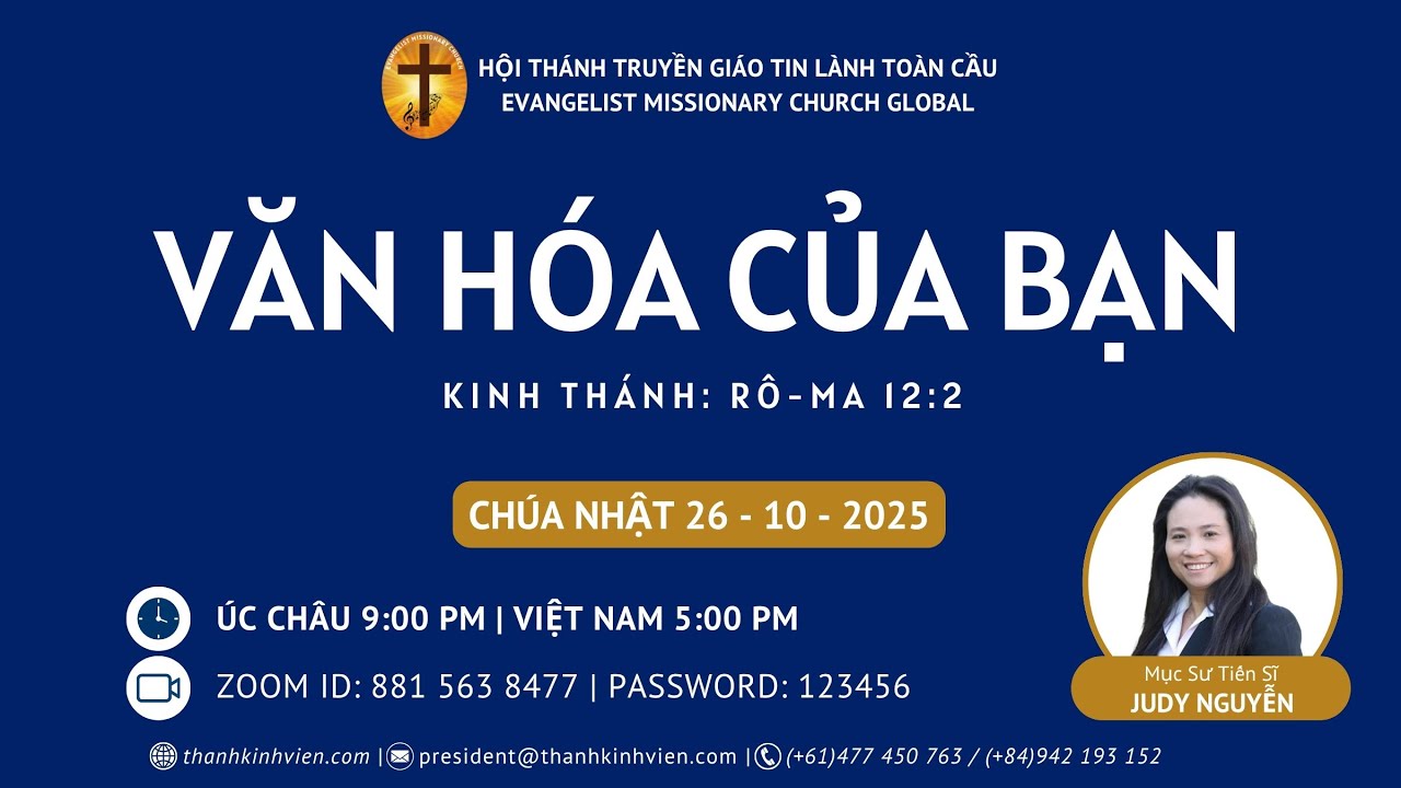 VĂN HÓA CỦA BẠN   26-10-2025