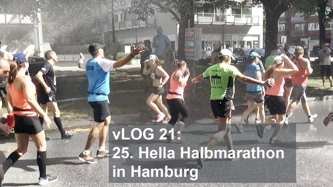 [vlog 21] 25. Hella Halbmarathon | Hamburg | nicht mal Hitze hat uns stoppen können