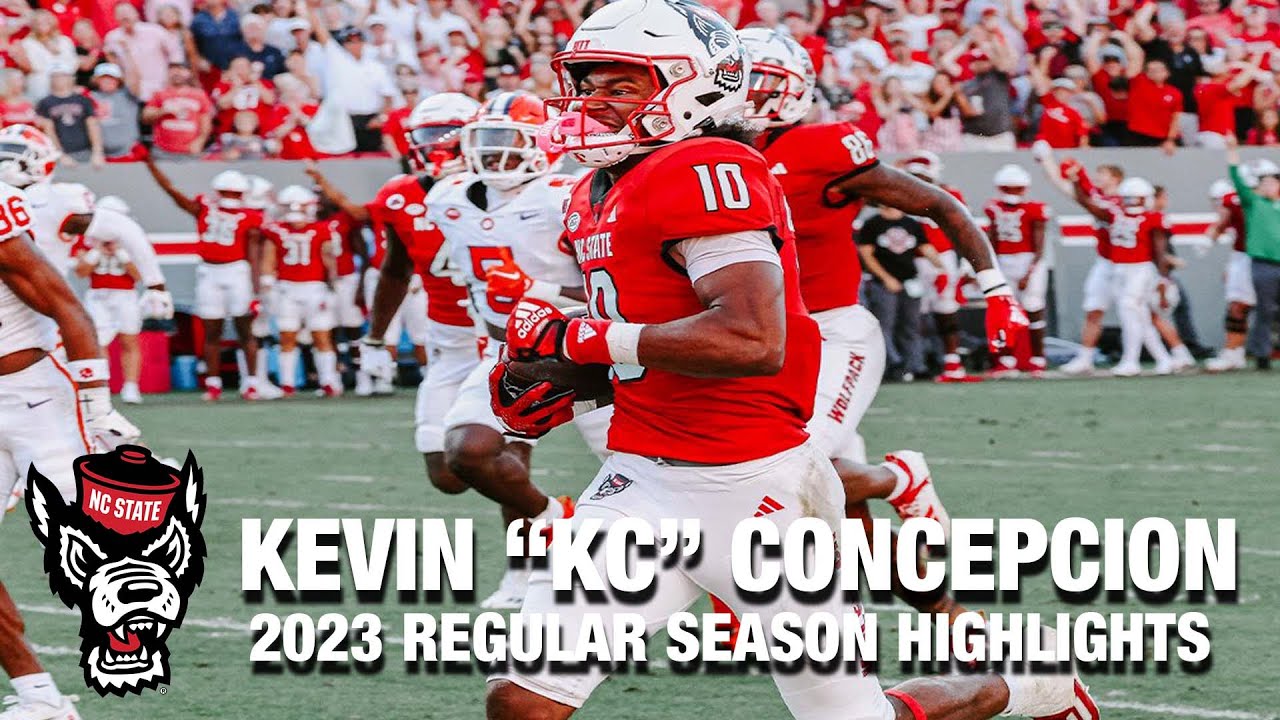 Kevin "KC" Concepcion 2023 Regular Season Highlights | NC State WR