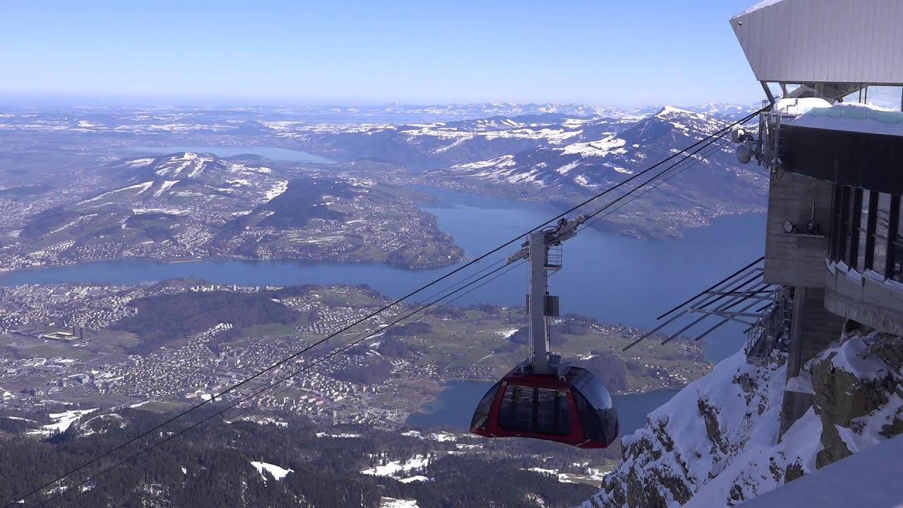 Cable Car Mount Pilatus Switzerland Lucerne