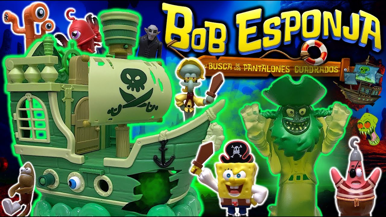 BOB ESPONJA - Playset del Barco del Holandés Volador | En Busca de los Pantalones Cuadrados (2025)