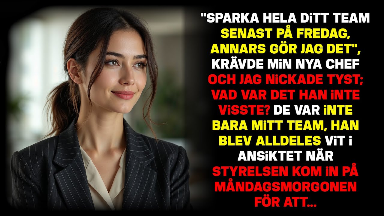 Min chef krävde att jag sparkade hela teamet - men hon visste inte vilka de var.