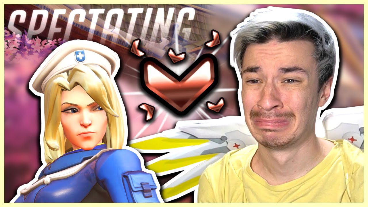 Overwatch - I SPECTATED A BRONZE MERCY WITH THE WORST TEAM