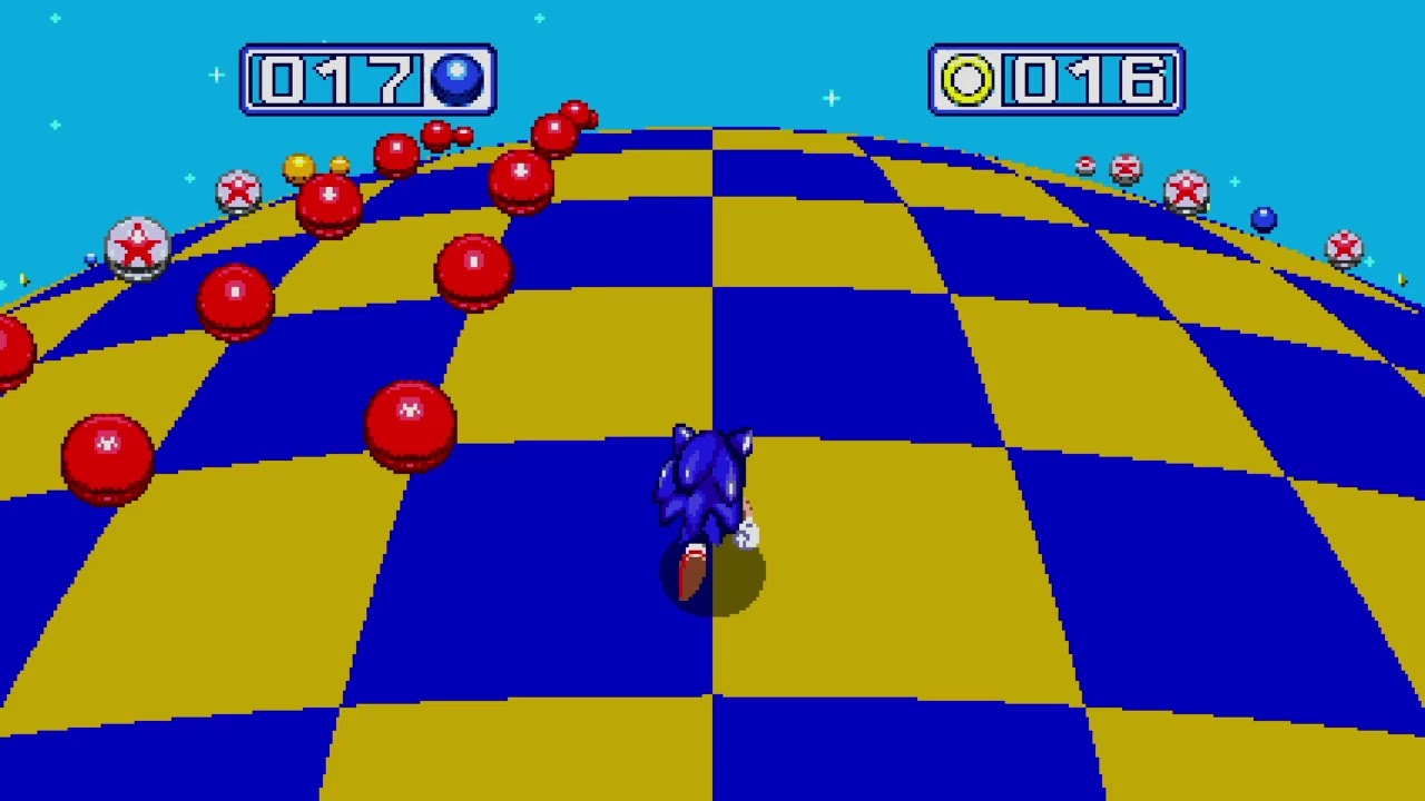 Level 340 Sonic Origins New Blue Sphere
