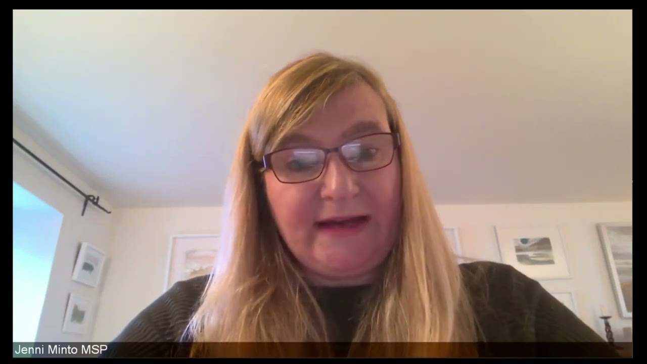 Jenni Minto MSP question during Transport Minister Statement - 13/01/2022