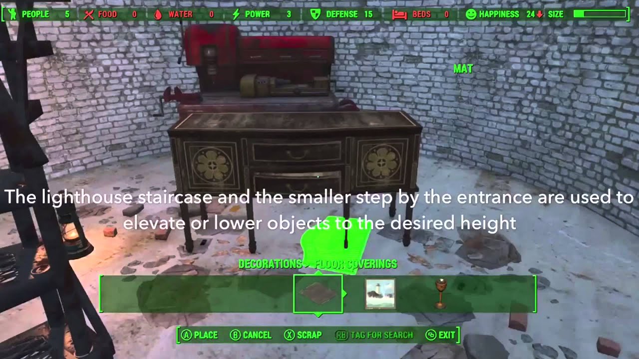 Entangled Rug Glitch Fallout 4 Tutorial (no longer works!)