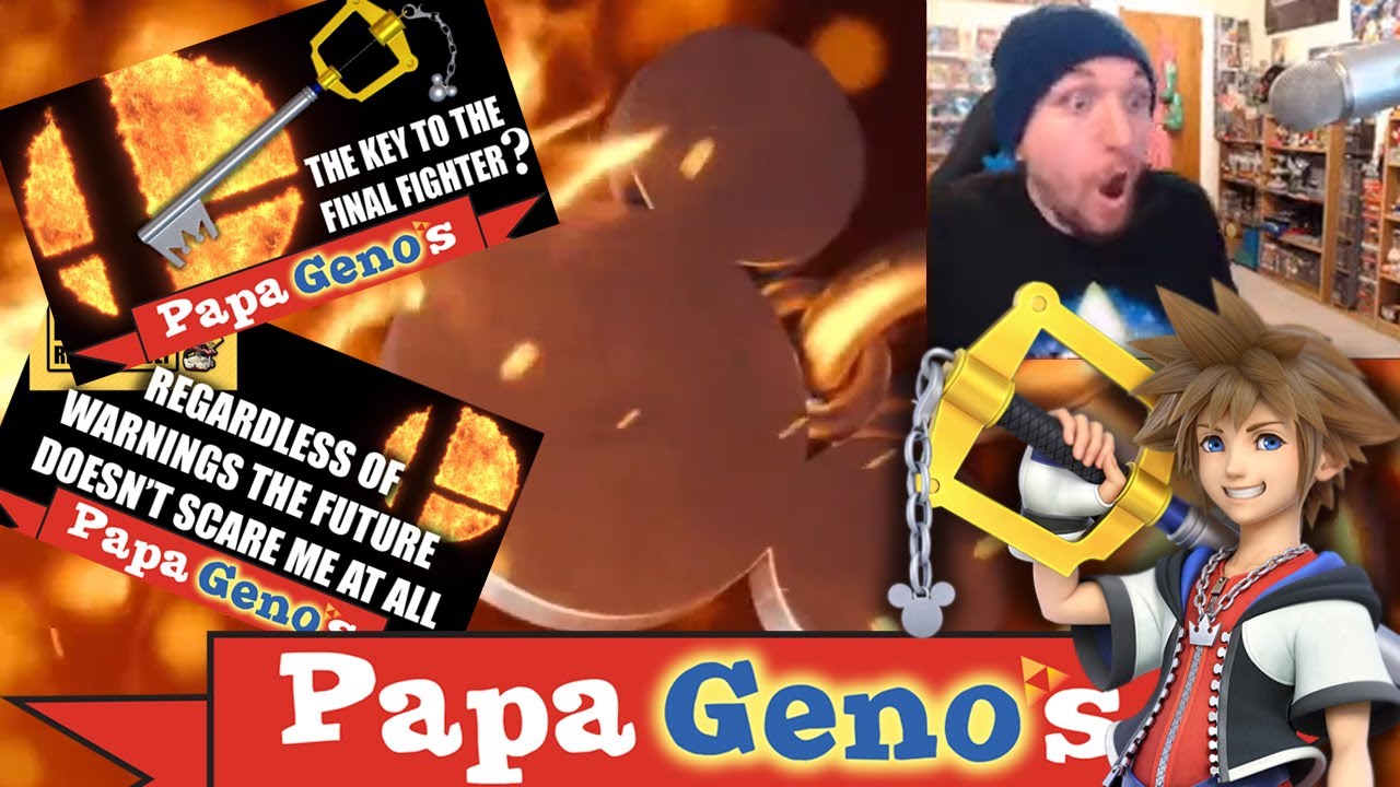 SORA REACTION Super Smash Bros Ultimate - PapaGenos