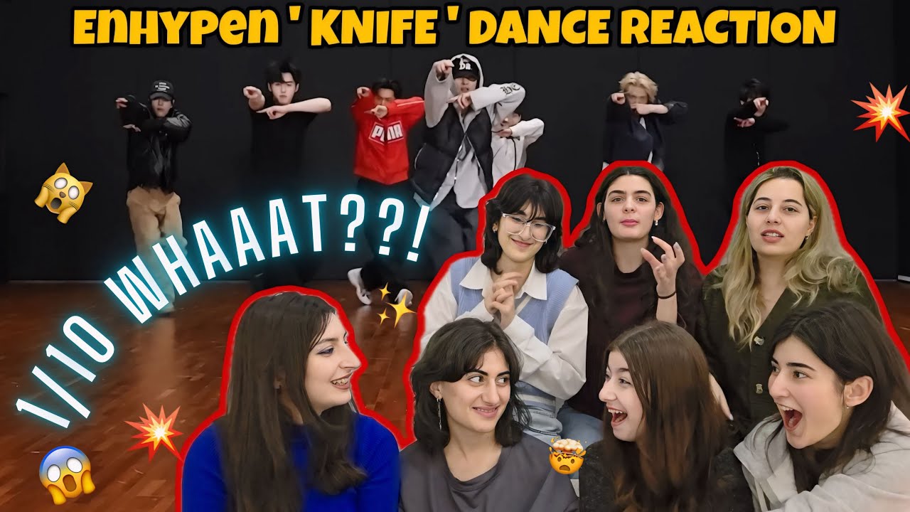 KPOP COVER GROUP REACTS TO ENHYPEN - KNIFE (Dance practice ver.) | HOW CAN THEY BE ALWAYS SO GOOD?!