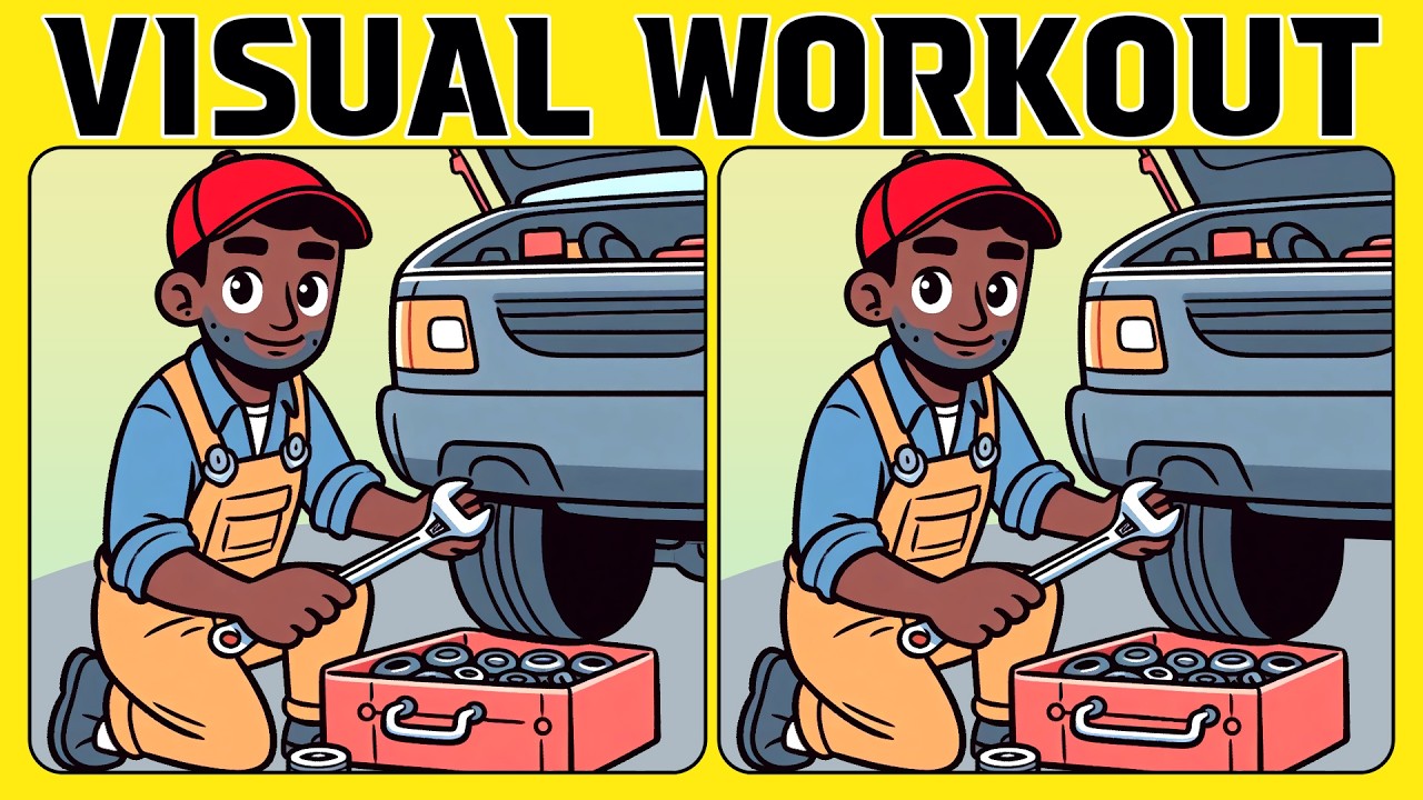 🧠🧩Spot the 3 Differences | Visual Workout 《Normal》