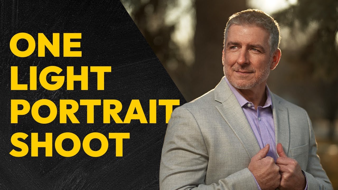 How I Light Portraits with One Light (Behind the Scenes Photoshoot with Nate)