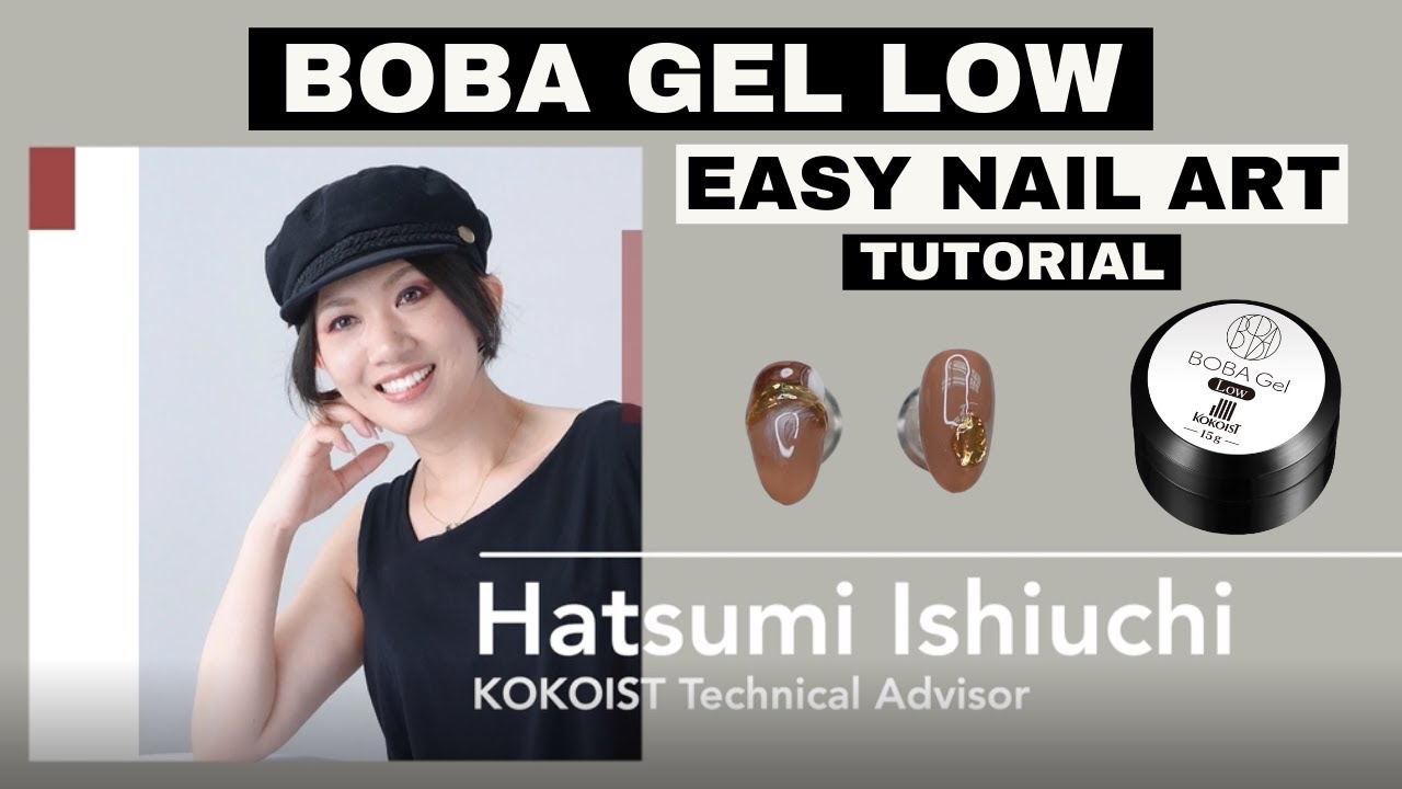 BOBA GEL LOW - Easy Nail Art Tutorial | KOKOIST USA