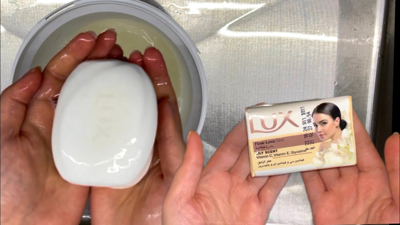 ✨ASMR Soaked Soap 🧼 Lux Hand Soap✨
