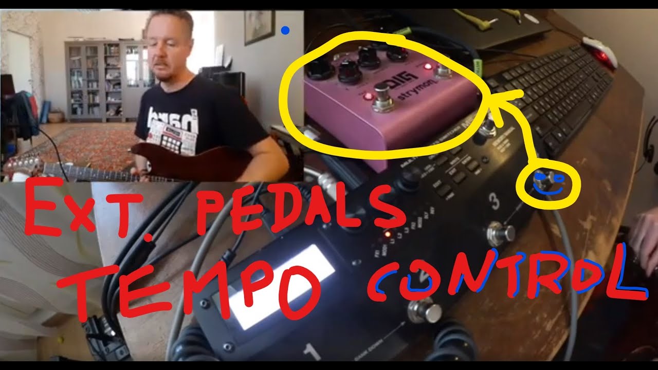 Boss MS-3 and Strymon DIG: SETTING TEMPO FOR EXTERNAL PEDALS #boss #bossms3