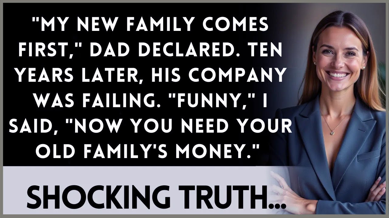 Dad Chose His New Family Over Me—Then His Company Needed My Investment