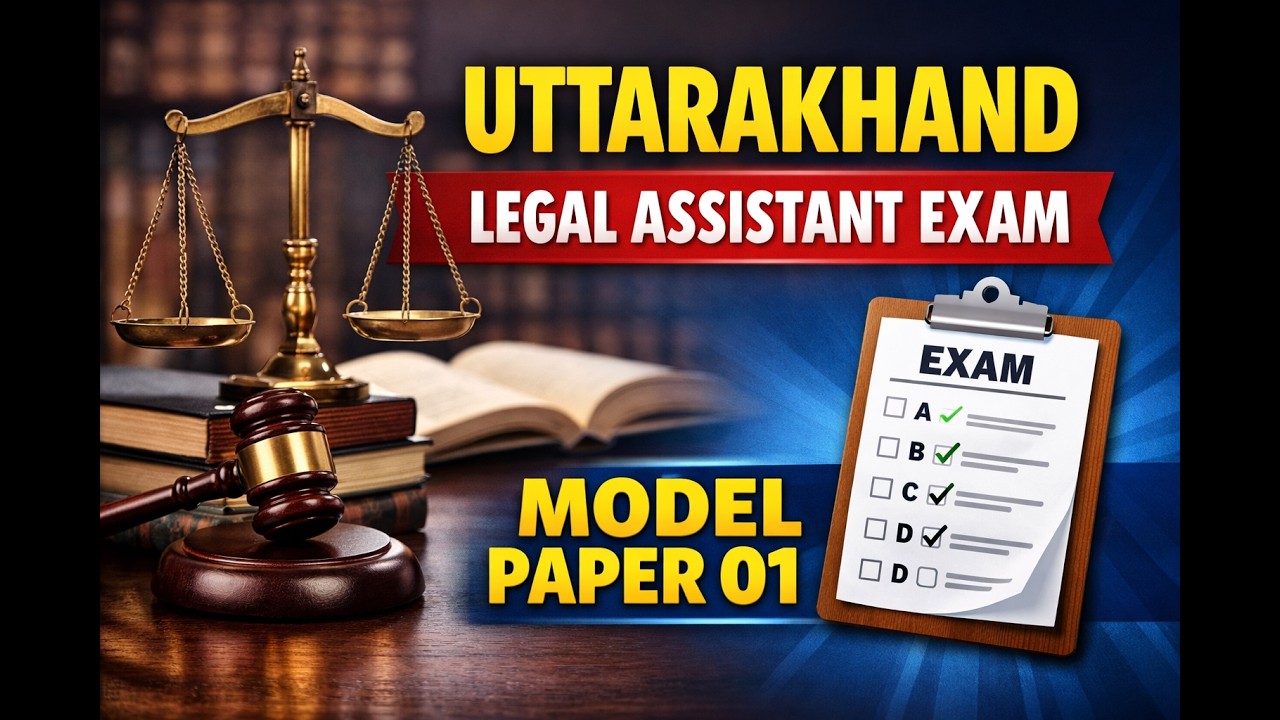 विधि सहायक  20 MAY 2018 का हल पेपर | Completely Solved Paper of LEGAL ASSISTANT | +Easy Explanation