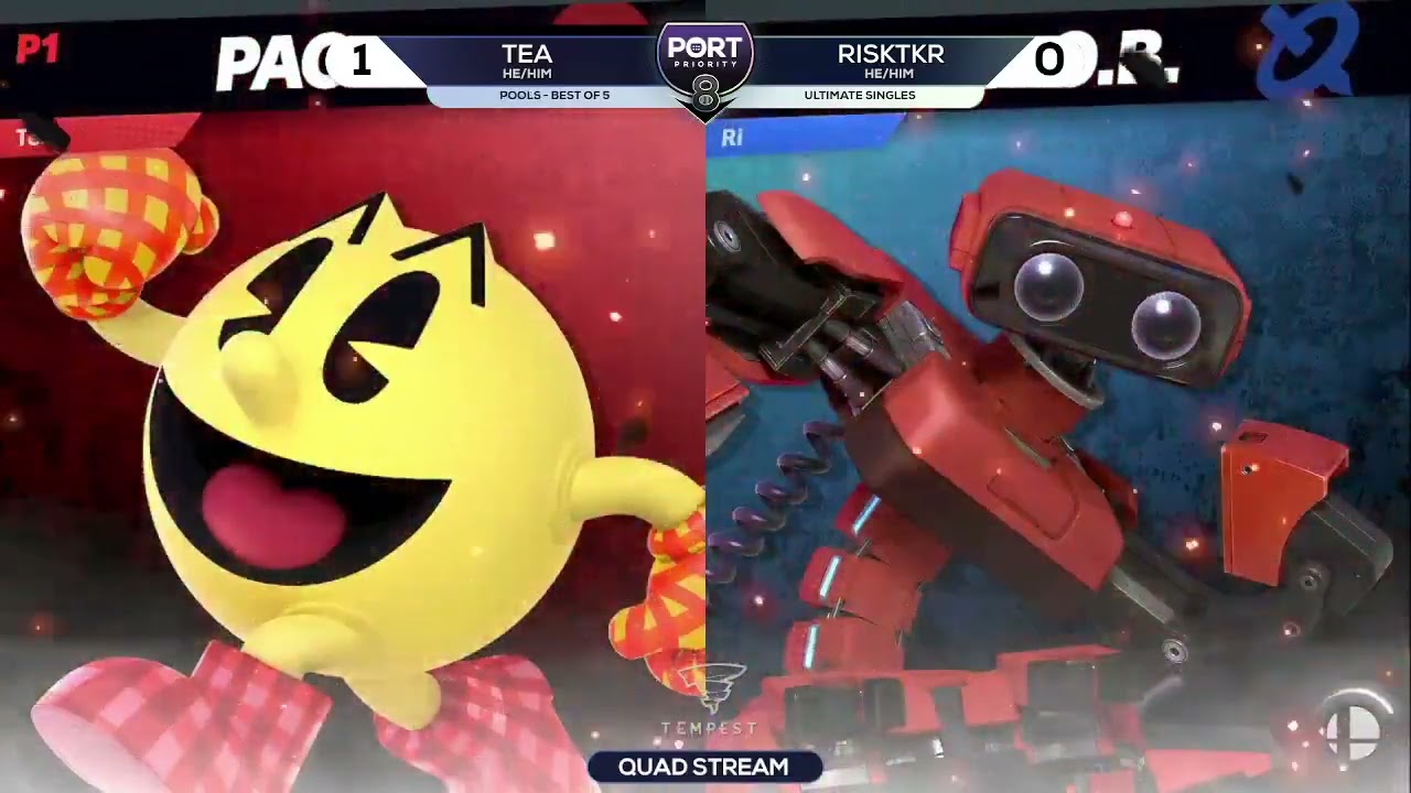 Tea (Pac-Man) vs RISKTKR (ROB) - Pools - Port Priority 8