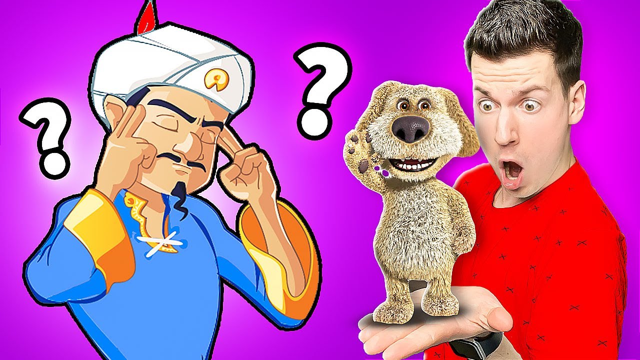 🤣 сможет ли АКИНАТОР угадать БЕНА из Игры Говорящий Бен?! (сломал Акинатора)