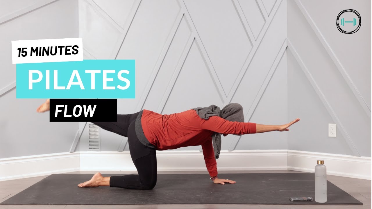Full Body Pilates Flow- 15 Minutes, Low Impact
