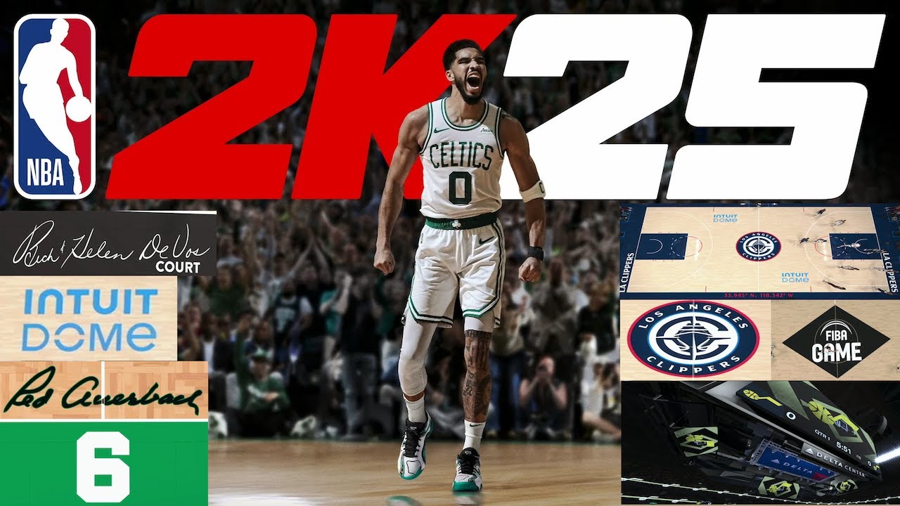 NBA 2K25 | Sports Game Arenas and All Team Intros 🏟 🏀