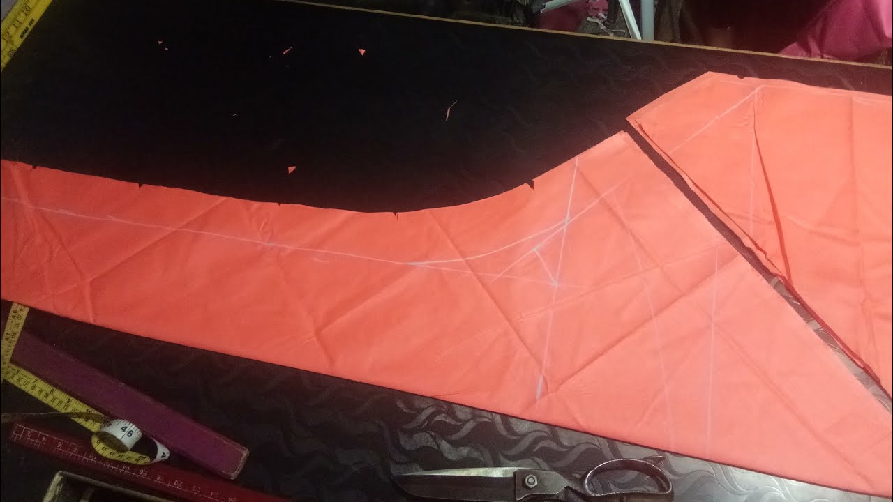 Churidar pajami ki cutting