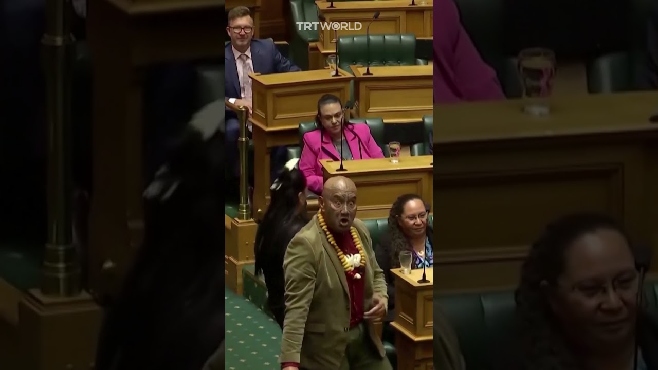 New Zealand MPs perform Haka to protest bill affecting Maori indigenous rights