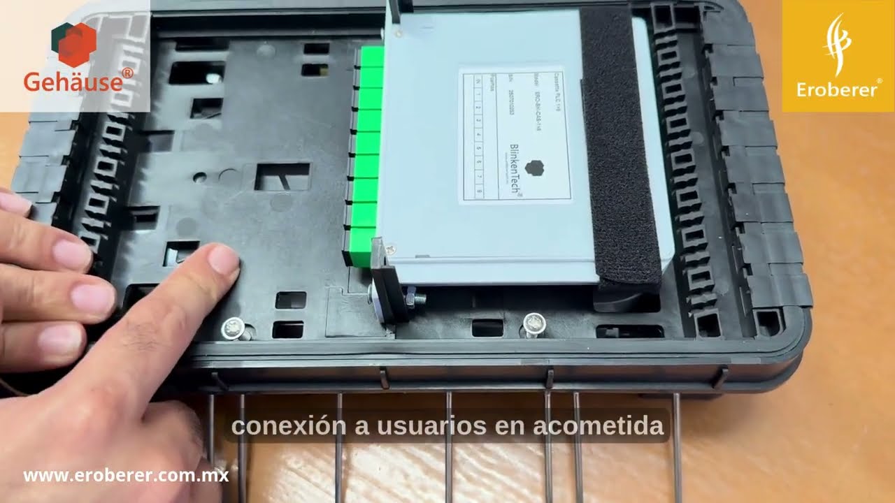 Armado de Cajas NAP ERO GE 420E con Splitter 1x8