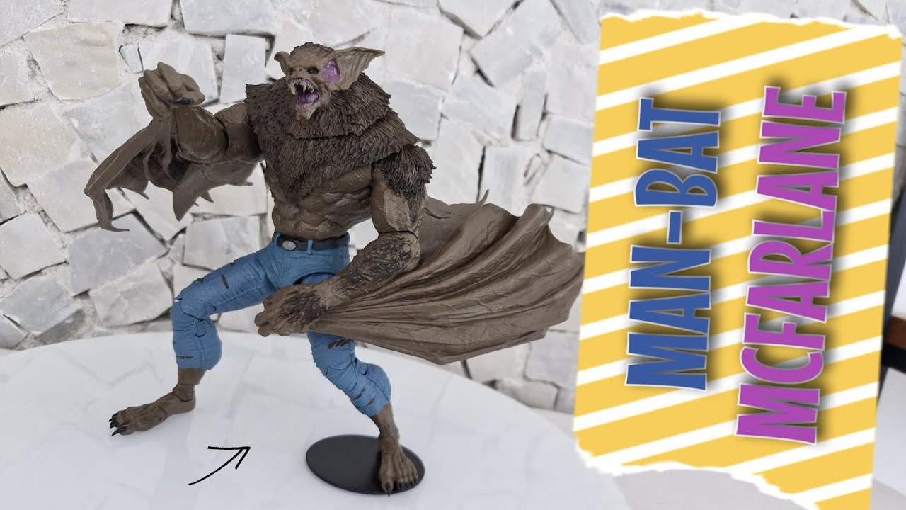 MAN-BAT MCFARLANE TOYS | DC REBIRTH | MORCEGO HUMANO | DC MULTIVERSE BATMAN | REVIEW#84