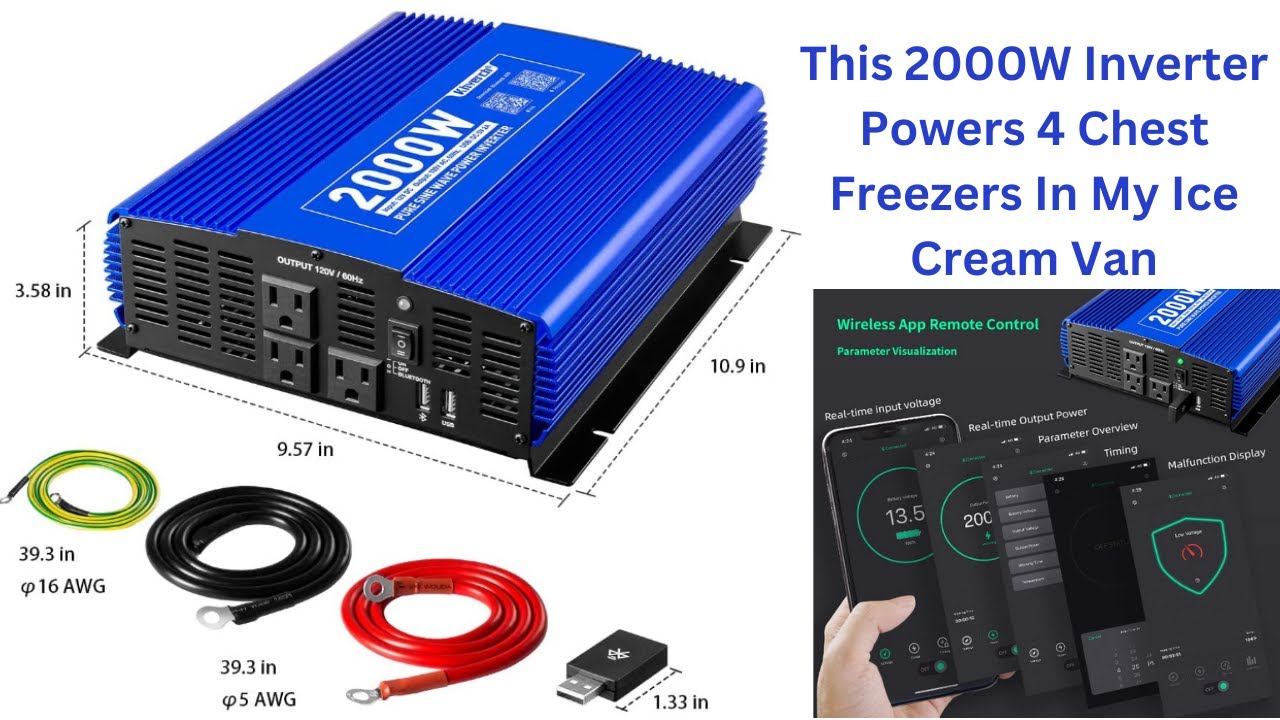 2000W Power Inverter I use in my Ice Cream Van