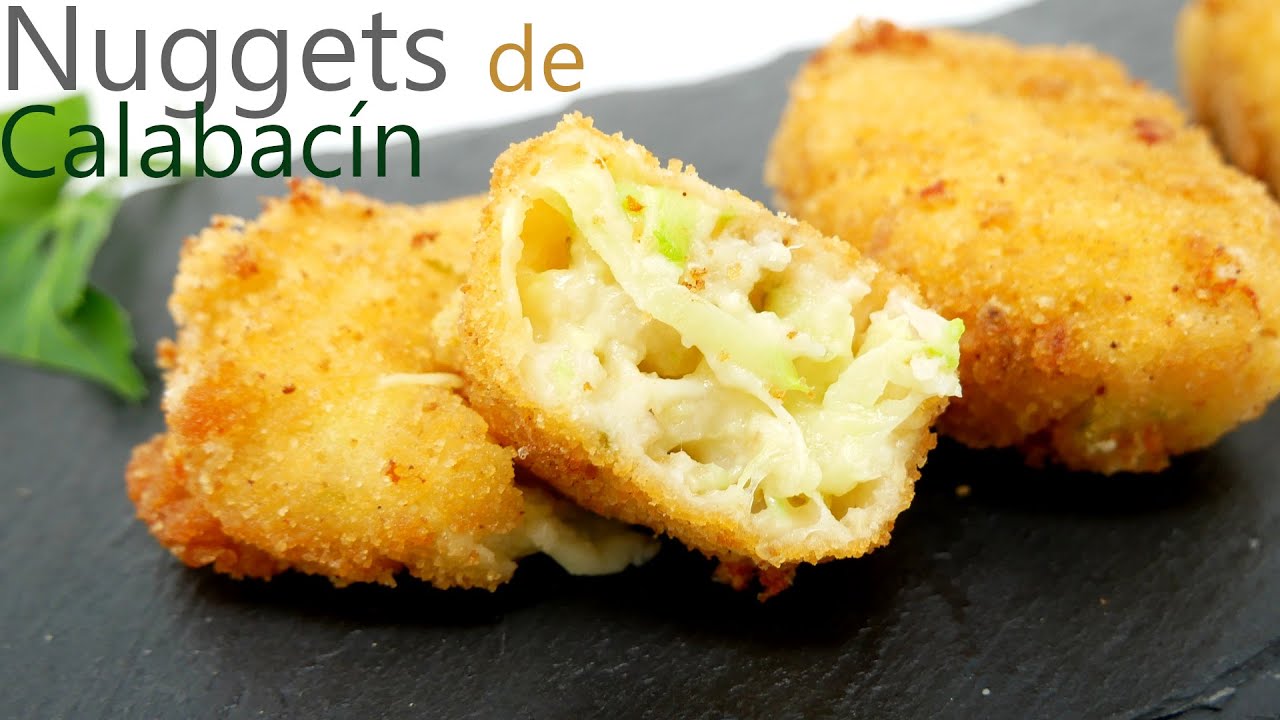 NUGGETS de CALABACIN y QUESO🥒🧀 (ZAPALLO ITALIANO)🥒🧀