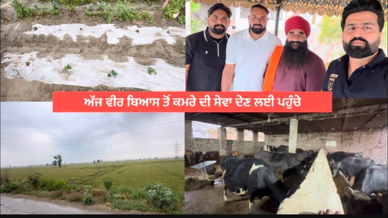 ਅੱਜ ਵੀਰ ਬਿਆਸ ਤੋਂ ਕਮਰੇ ਦੀ ਸੇਵਾ ਦੇਣ ਲਈ ਪਹੁੰਚੇ
